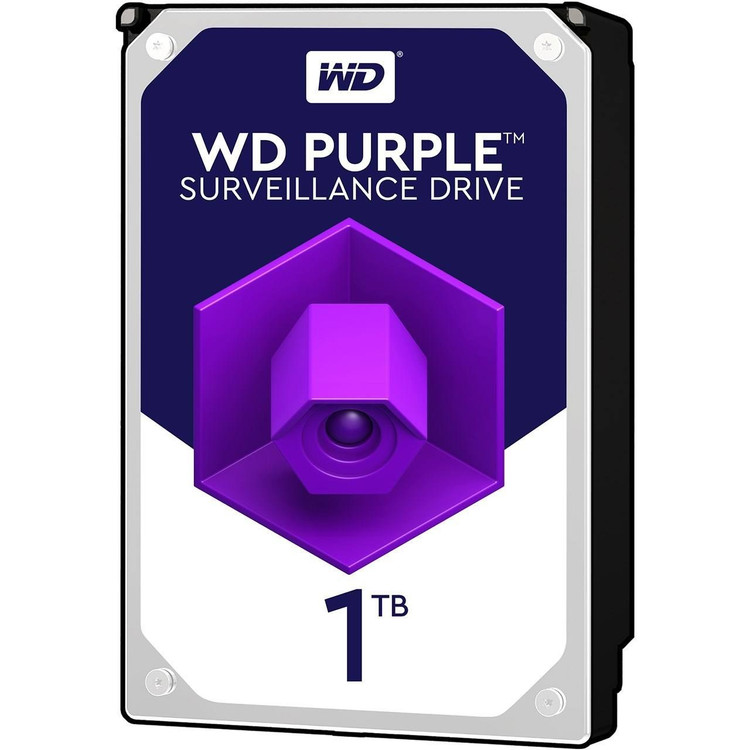 هارد دیسک اینترنال 3.5 اینچ وسترن بنفش دیجیتال مدل WD Purple ظرفیت 1 ترابایت اورجینال اصلی