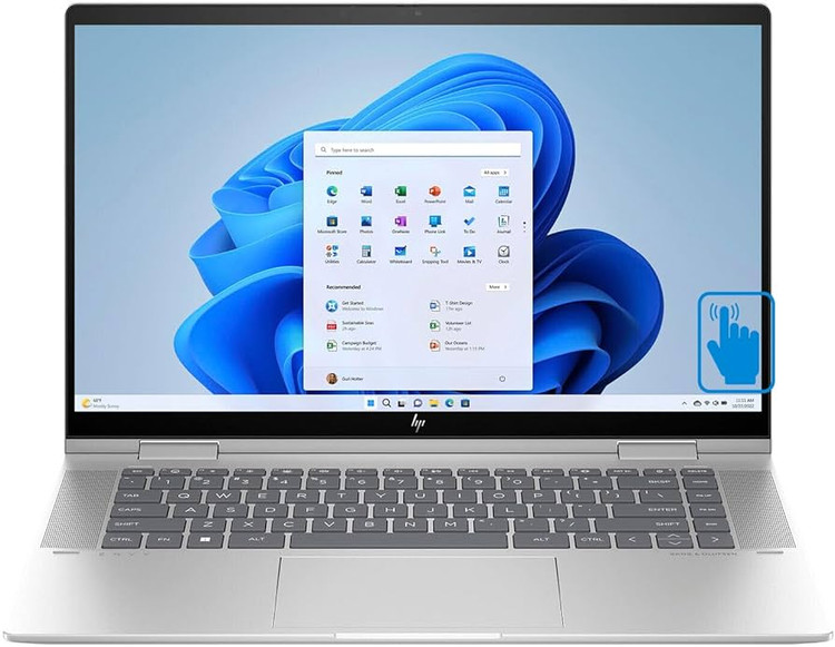 لپ تاپ HP Envy 15 | i7-10510U | 12GB | 256GB SSD | Intel UHD | 15.6-FHD X360 Touch | (Stock)